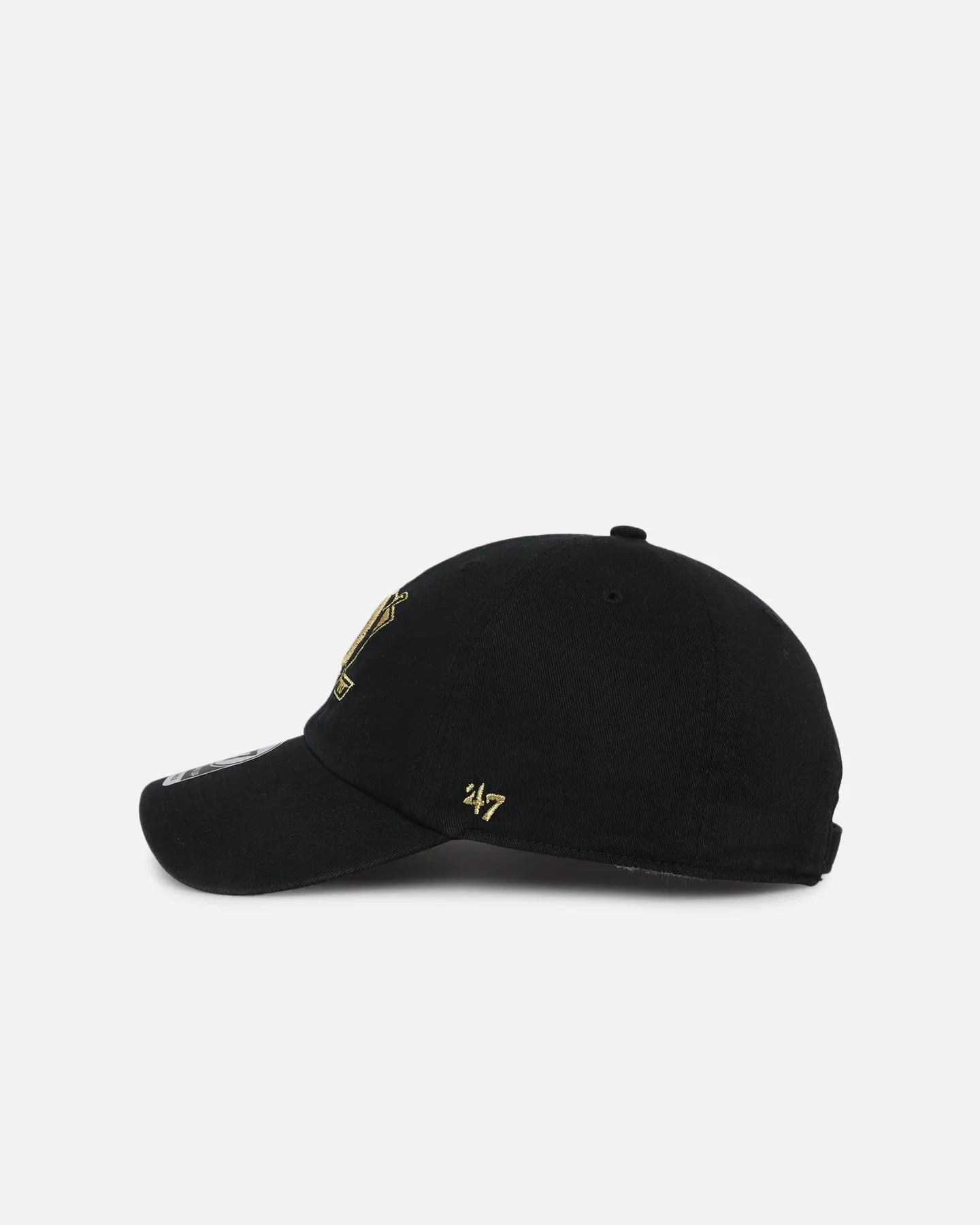 47 Brand Anaheim Ducks 'Metallic' 47 Clean Up Strapback Black/Gold