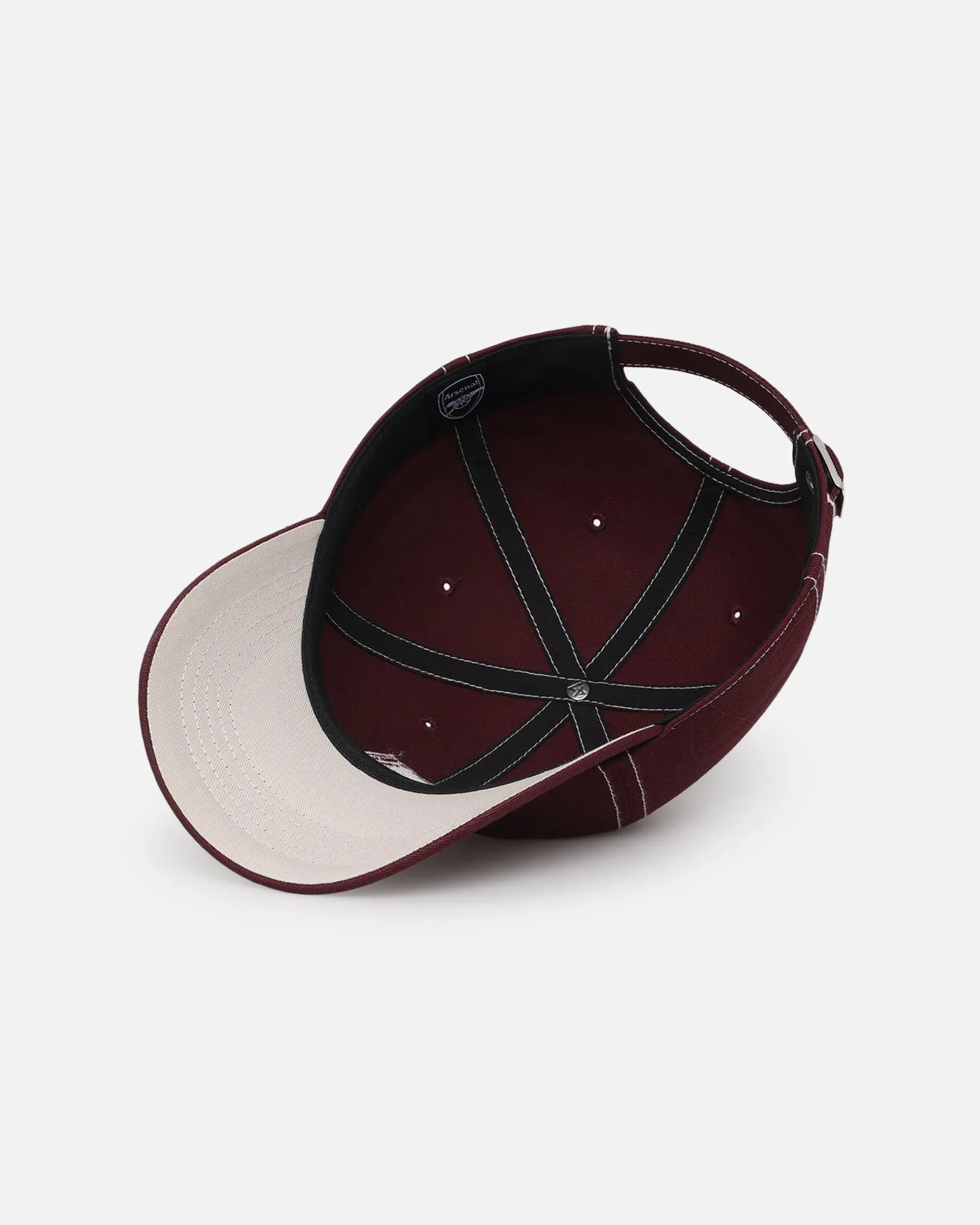 47 Brand Arsenal Football Club 47 Clean Up Strapback Dark Maroon
