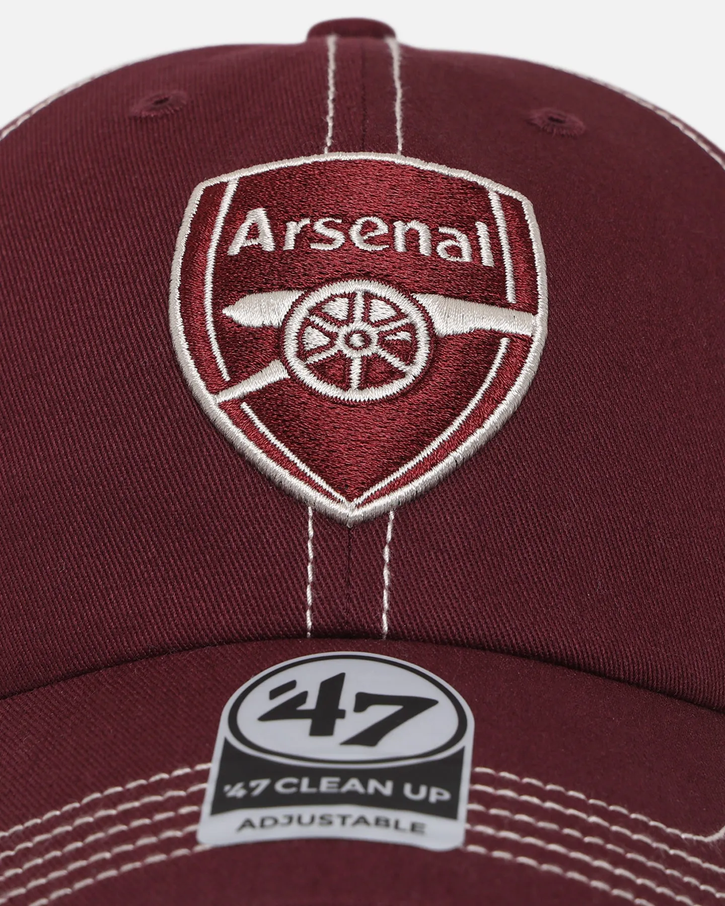 47 Brand Arsenal Football Club 47 Clean Up Strapback Dark Maroon