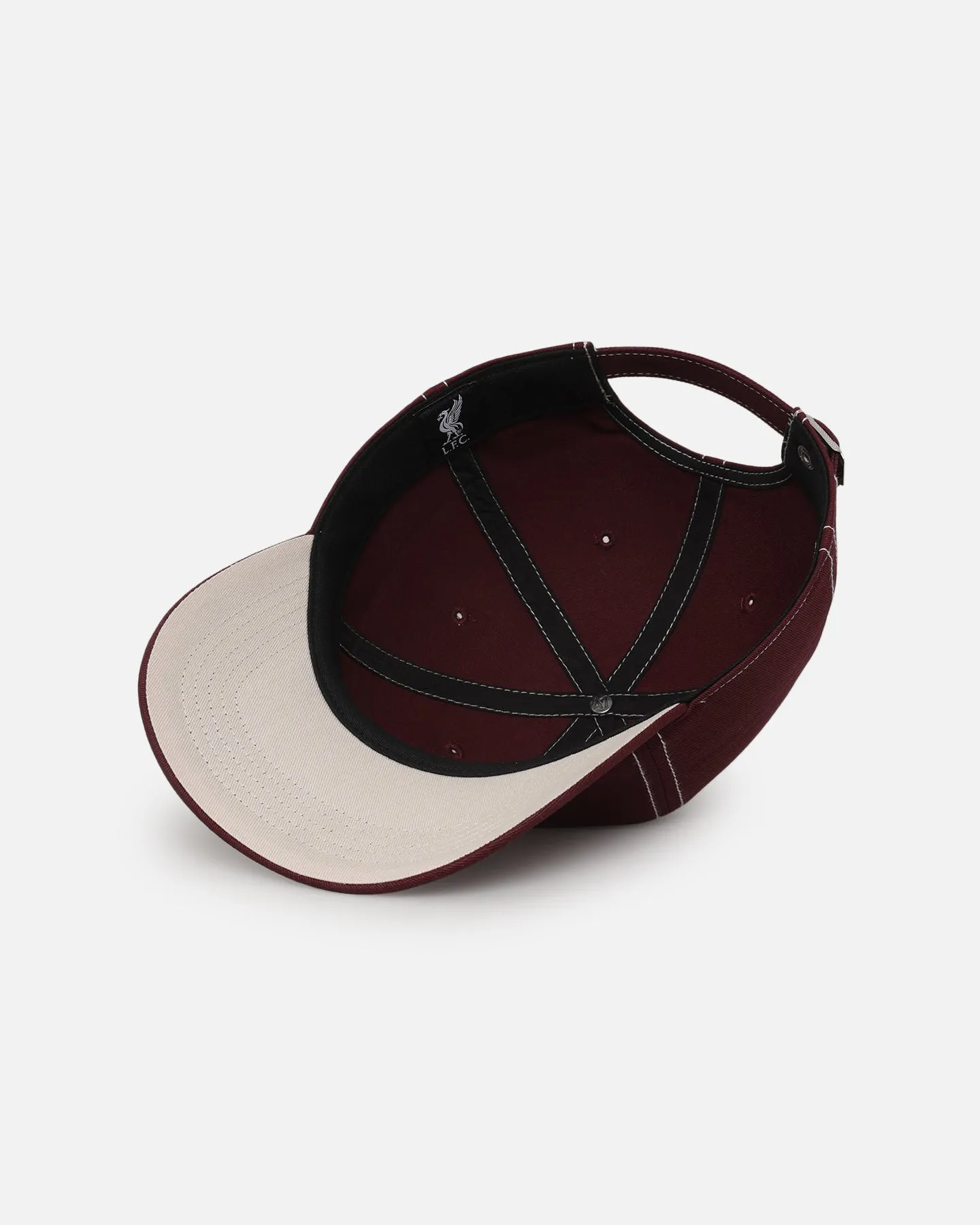 47 Brand Liverpool Football Club 47 Clean Up Strapback Dark Maroon