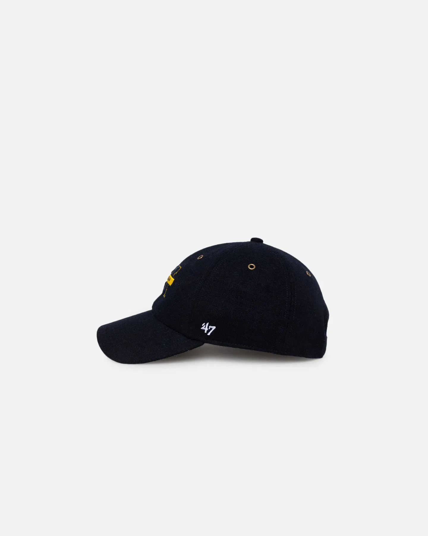 47 Brand Michigan Wolverines Wooly Clean Up Strapback Navy