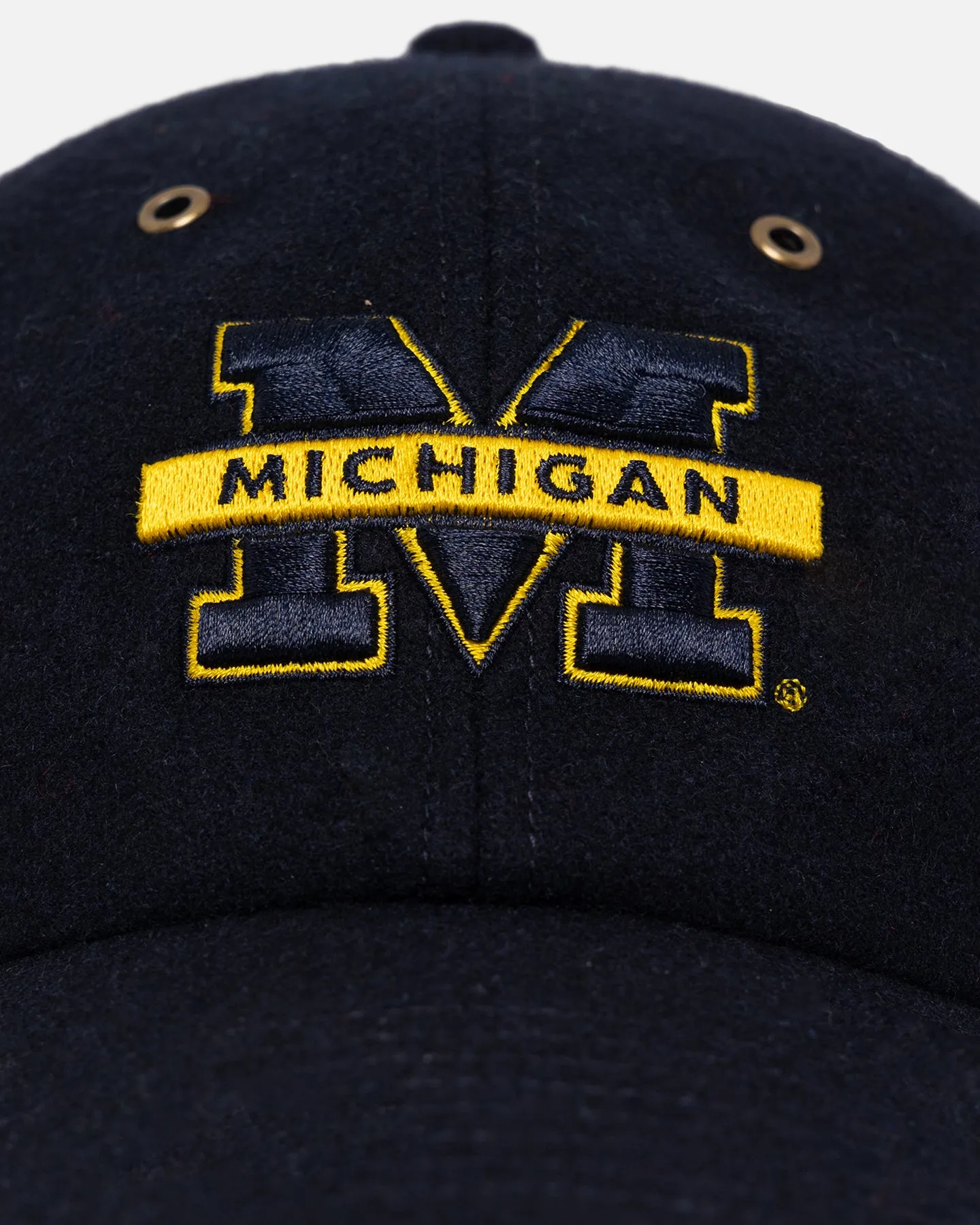 47 Brand Michigan Wolverines Wooly Clean Up Strapback Navy