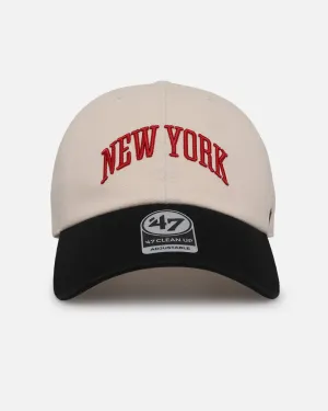 47 Brand New York Yankees 'City Of NY Script' 47 Clean Up Strapback Natural/Black