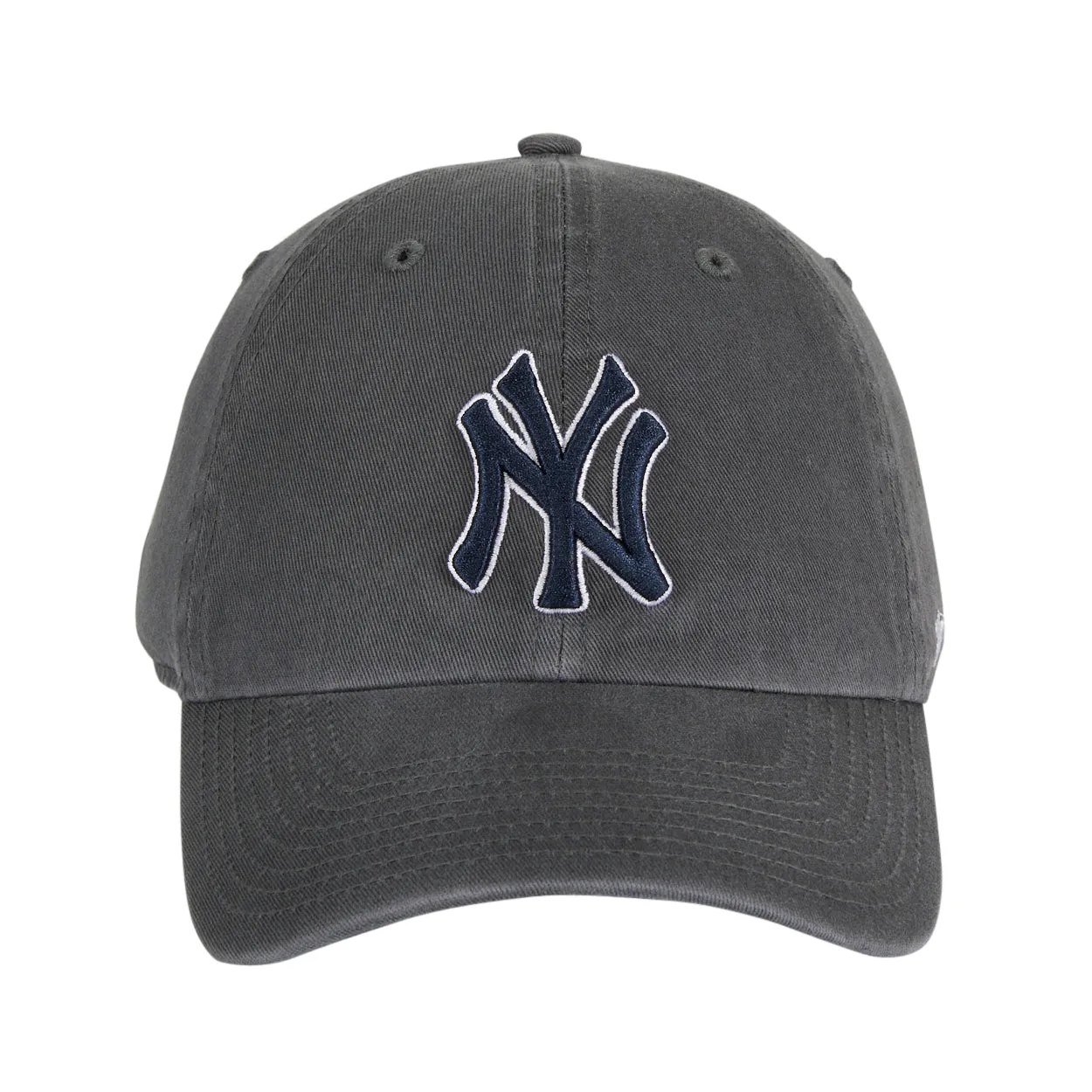 47 Brand New York Yankees Cleanup Adjustable Hat - Graphite. Navy