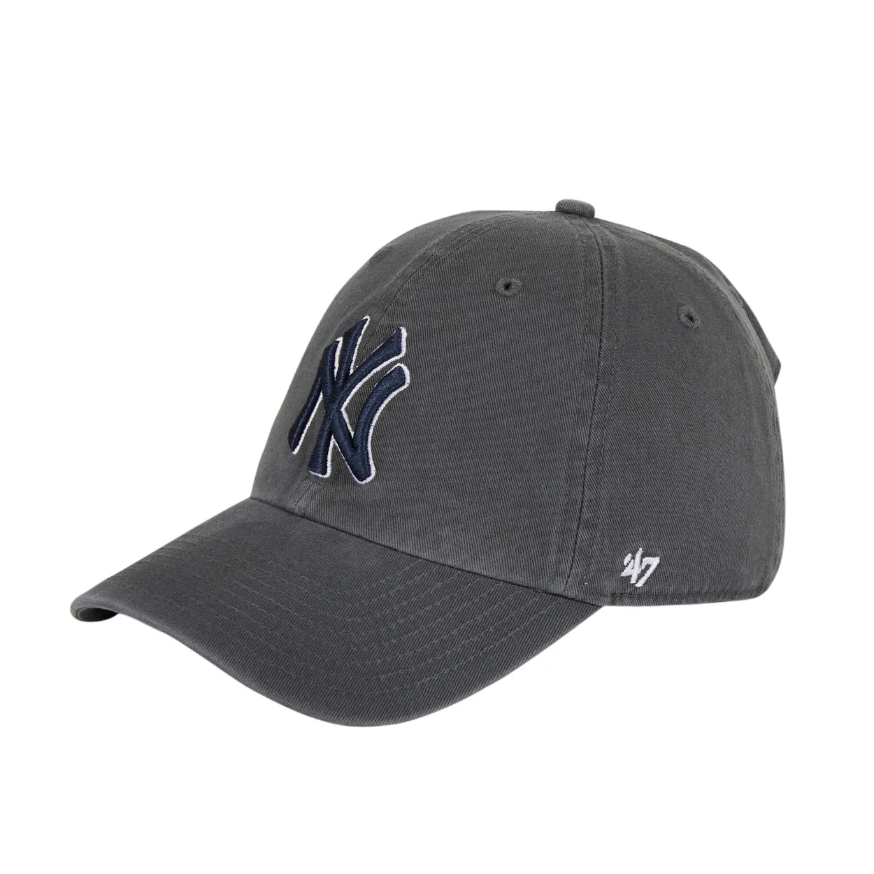 47 Brand New York Yankees Cleanup Adjustable Hat - Graphite. Navy