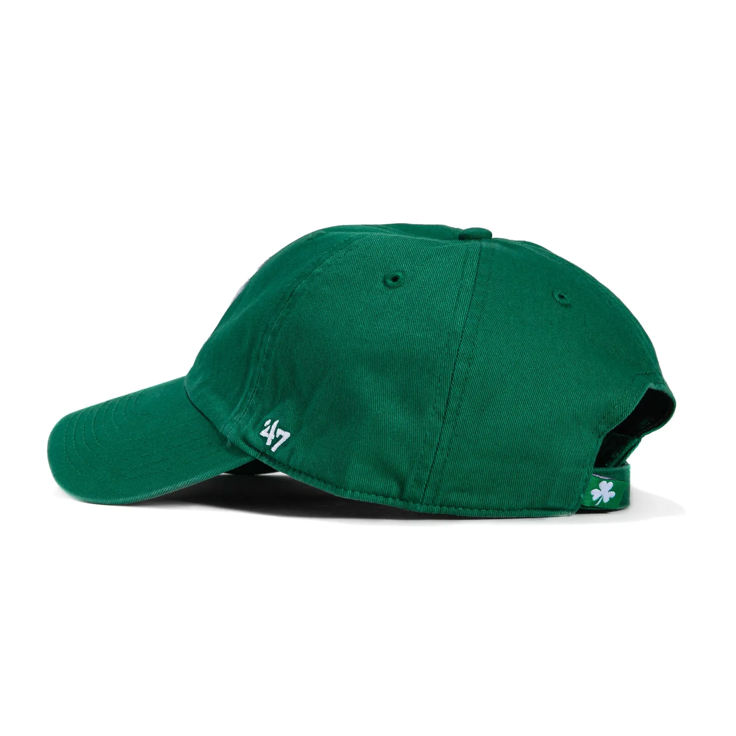 47 Brand New York Yankees Cleanup Adjustable Hat - Kelly Green. White