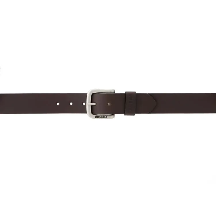 Akubra Leather Belt Kempsey - Brown