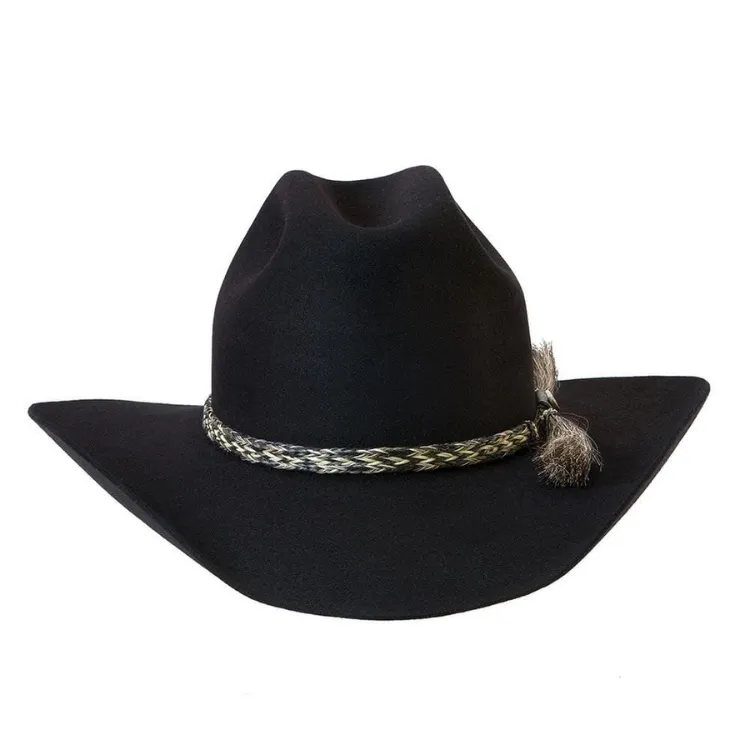 Akubra Rough Rider Hat - Black
