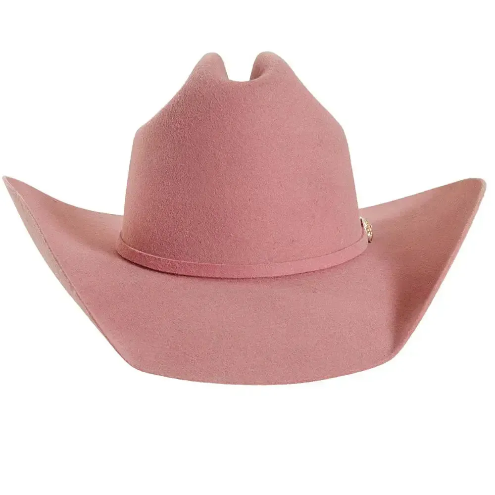 American Hat Makers 710087 Cattleman Cowboy Hat in Soft Pink