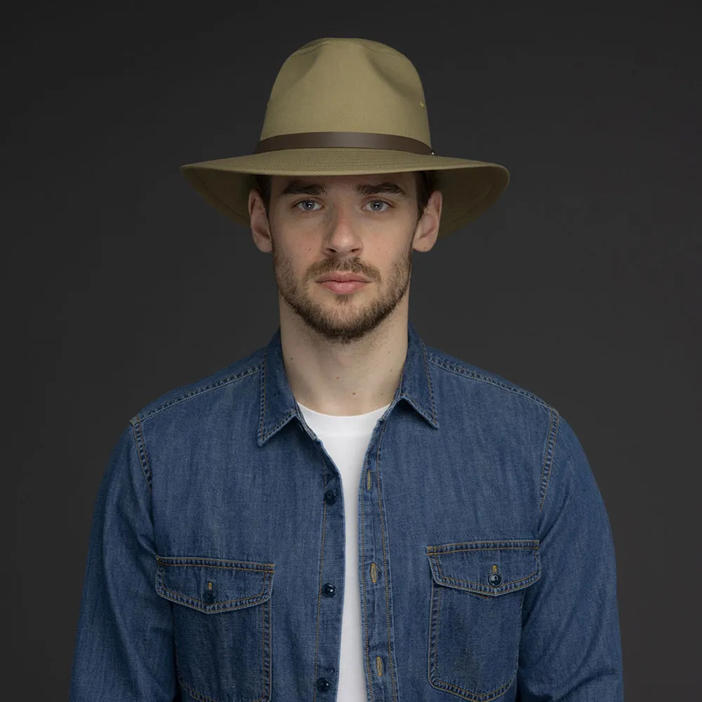 Bailey Hats Dalton Water Resistant Safari Fedora Hat - Tan