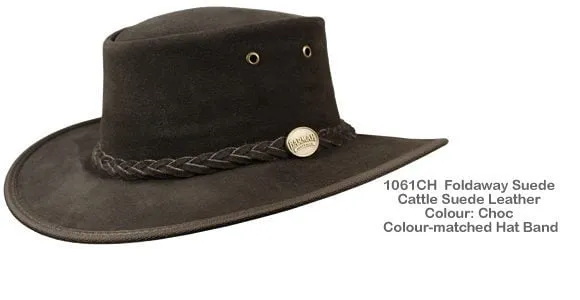 Barmah 1061CH Foldaway Suede - Choc