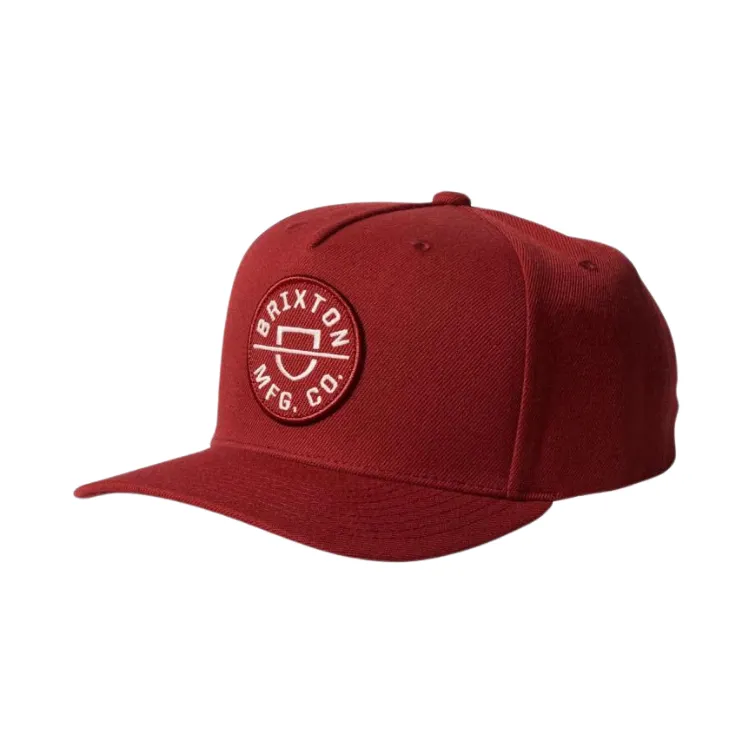 Brixton Crest C MP Snapback - Barn Red