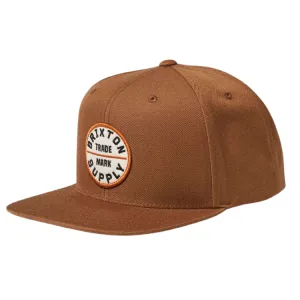 Brixton Oath III Snapback - Pinecone Brown