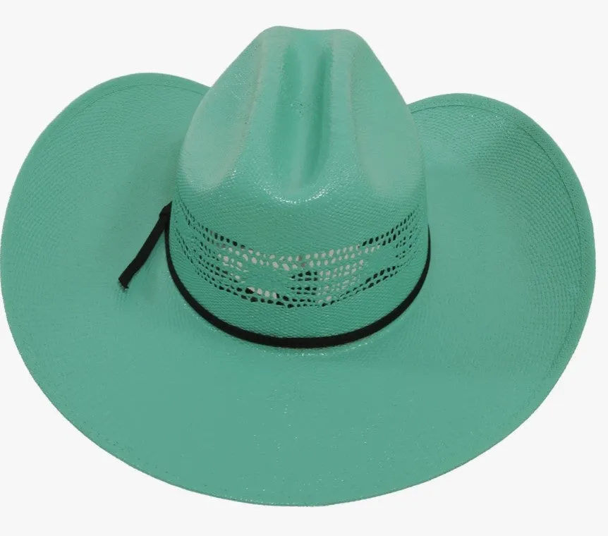 Chelsea Turquoise Cattleman Cowboy Hat