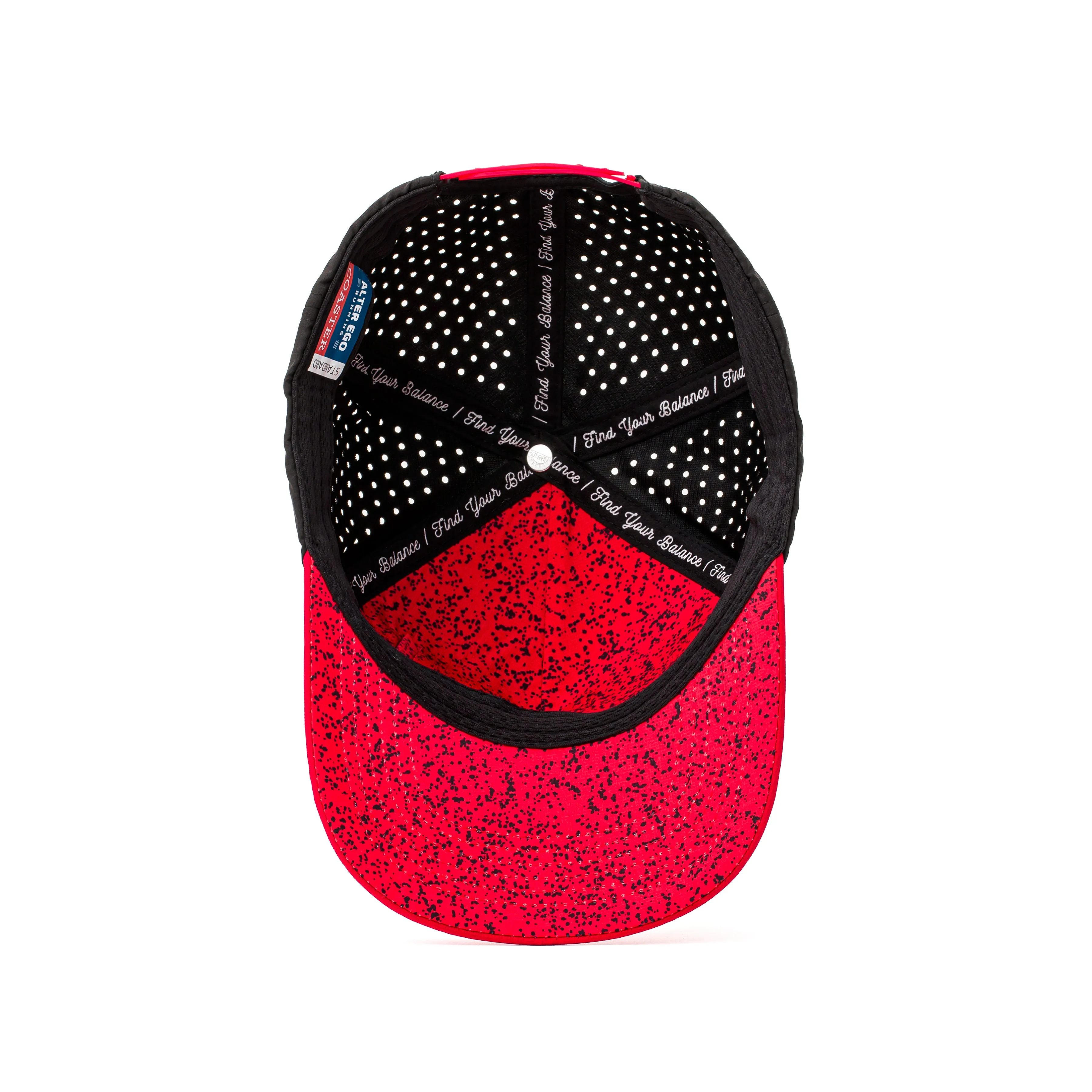Coaster Splash Red Speckle Palm