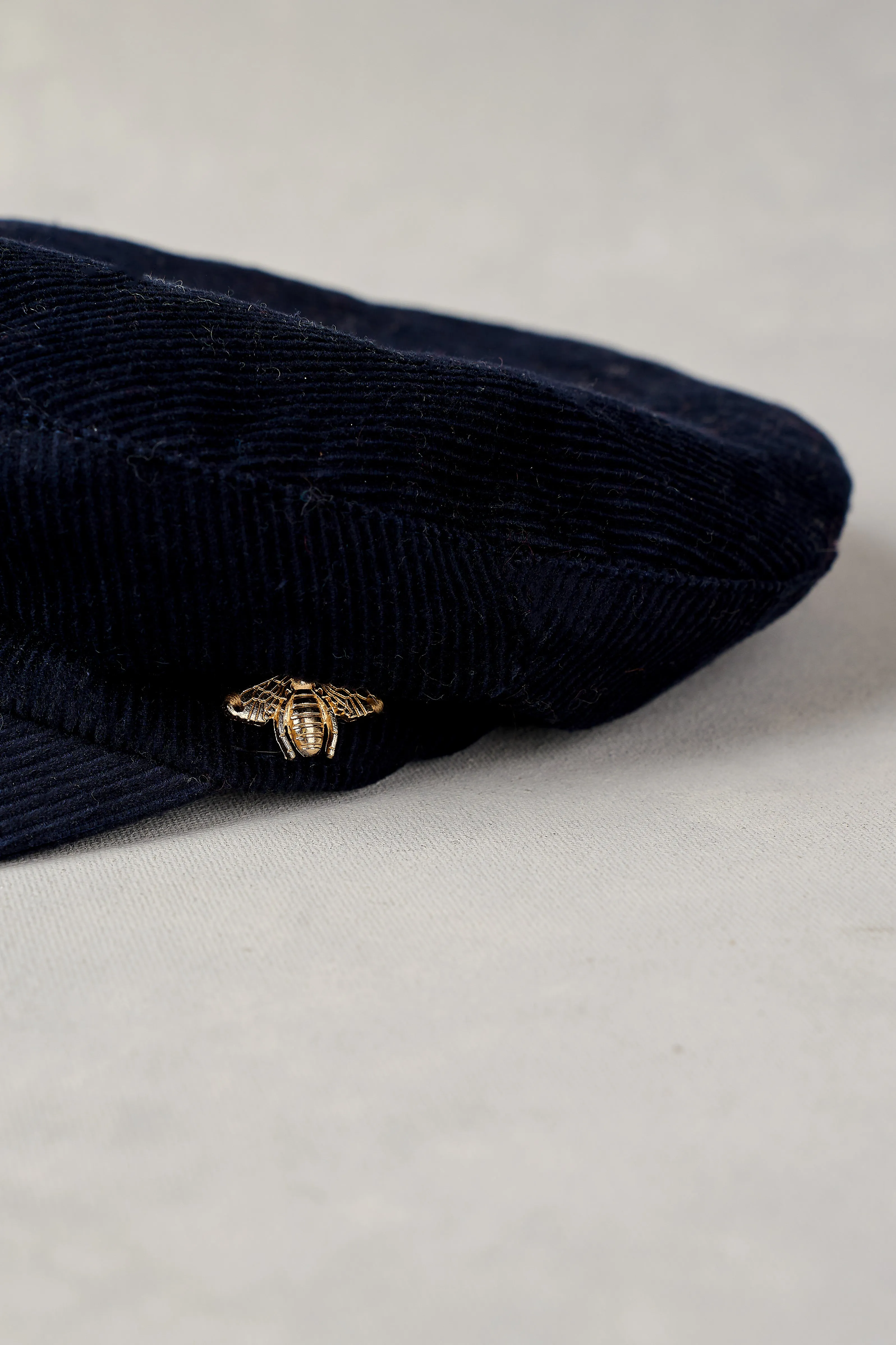 Cord Bakerboy Hat - Ink