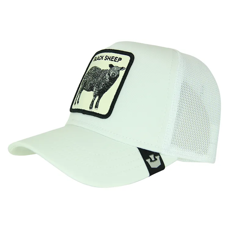 Goorin Brothers Platnium Black Sheep Trucker - White