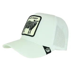 Goorin Brothers Platnium Black Sheep Trucker - White