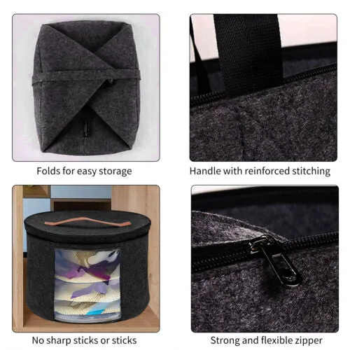 Hat Storage Box - Black
