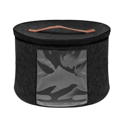 Hat Storage Box - Black