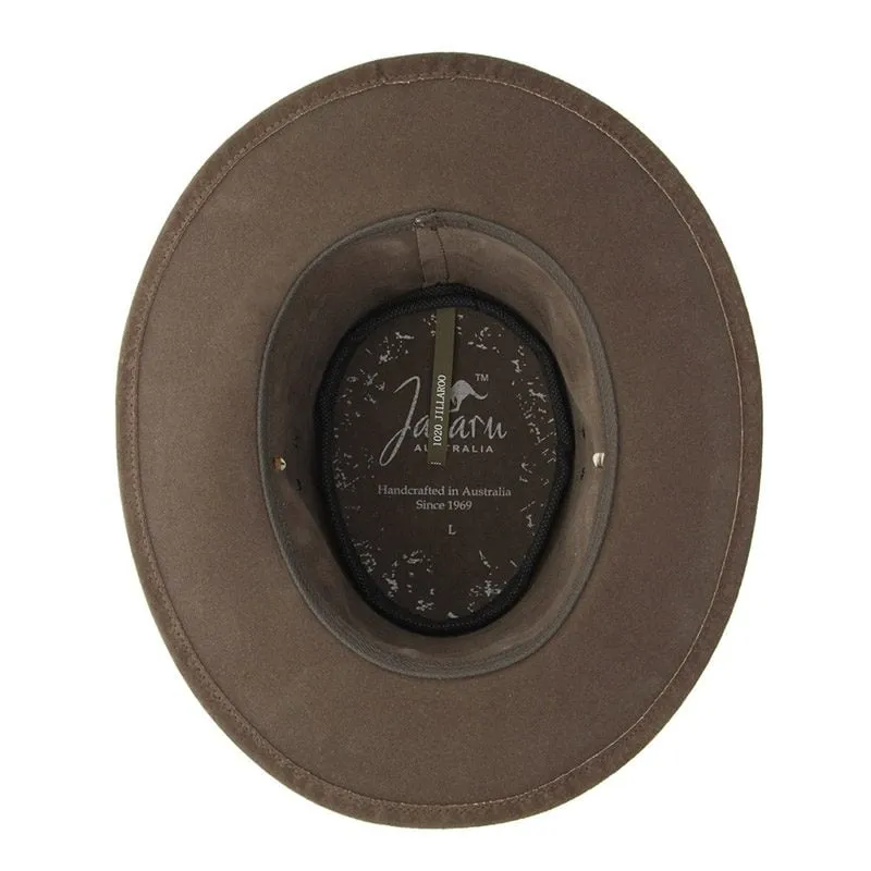 Jacaru Hats Jillaroo Suede - Brown