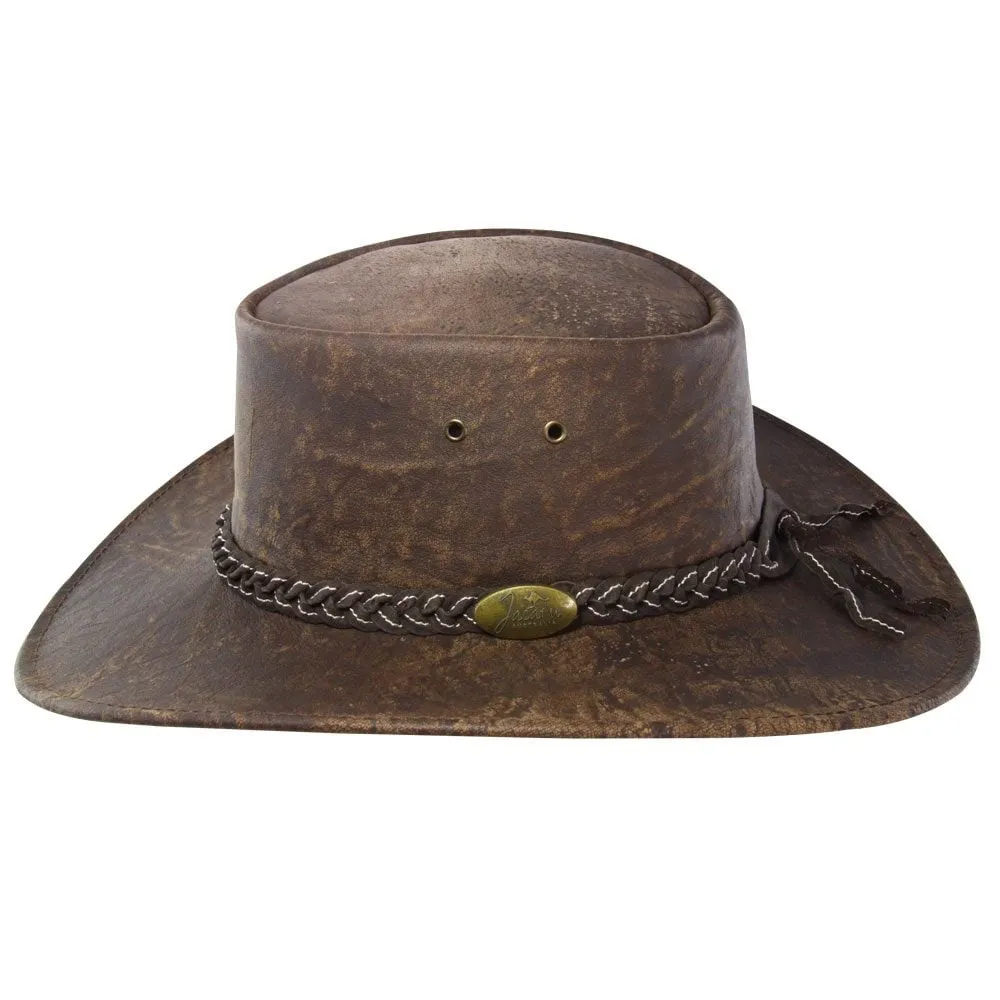 Jacaru Hats Roo Traveller - Stonewash Brown