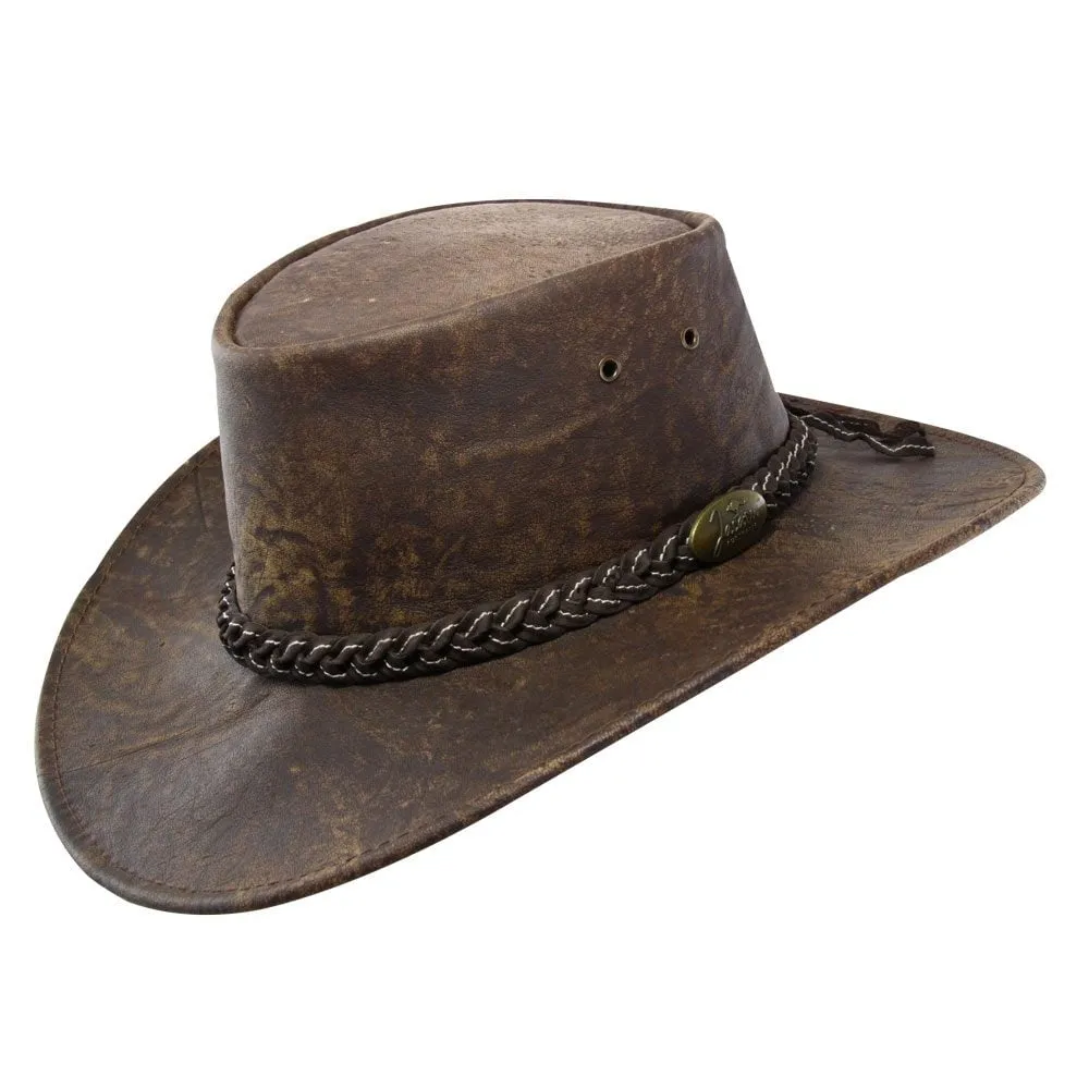 Jacaru Hats Roo Traveller - Stonewash Brown