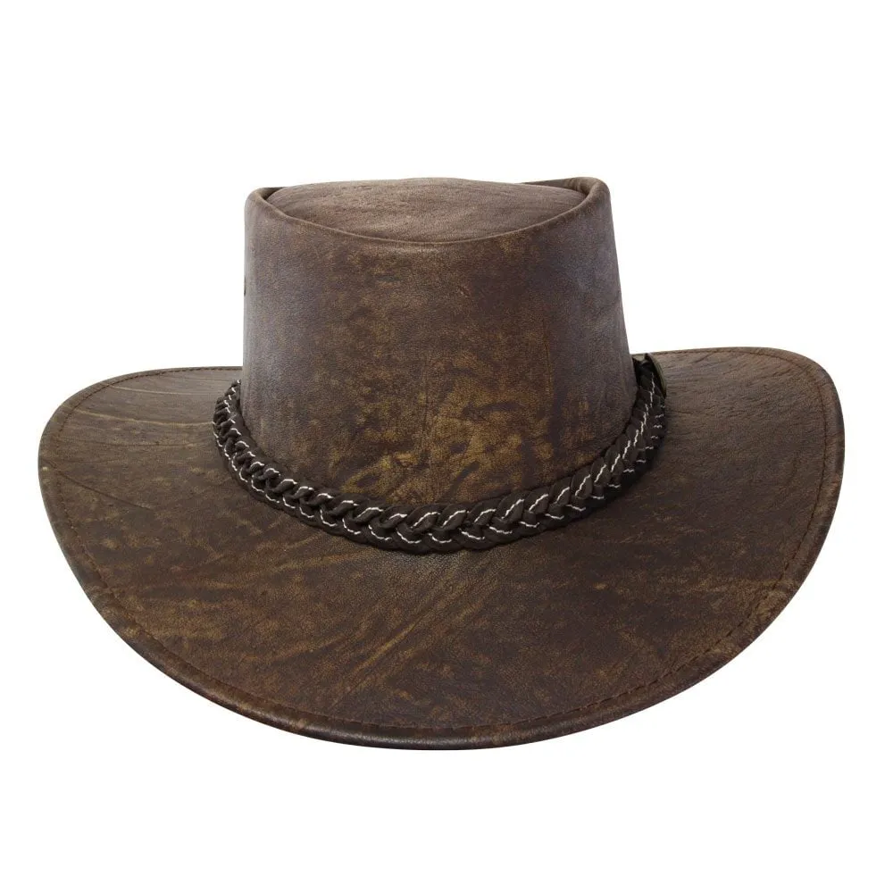 Jacaru Hats Roo Traveller - Stonewash Brown