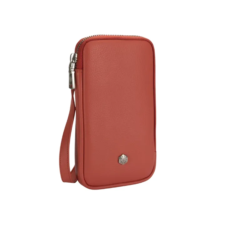 Jekyll & Hide Mobile Phone Pouch With Strap - Apricot