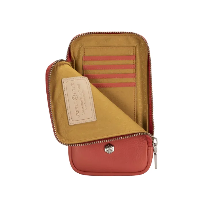 Jekyll & Hide Mobile Phone Pouch With Strap - Apricot