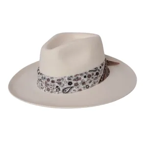 Kooringal Goulburn Wide Brim Fedora - White