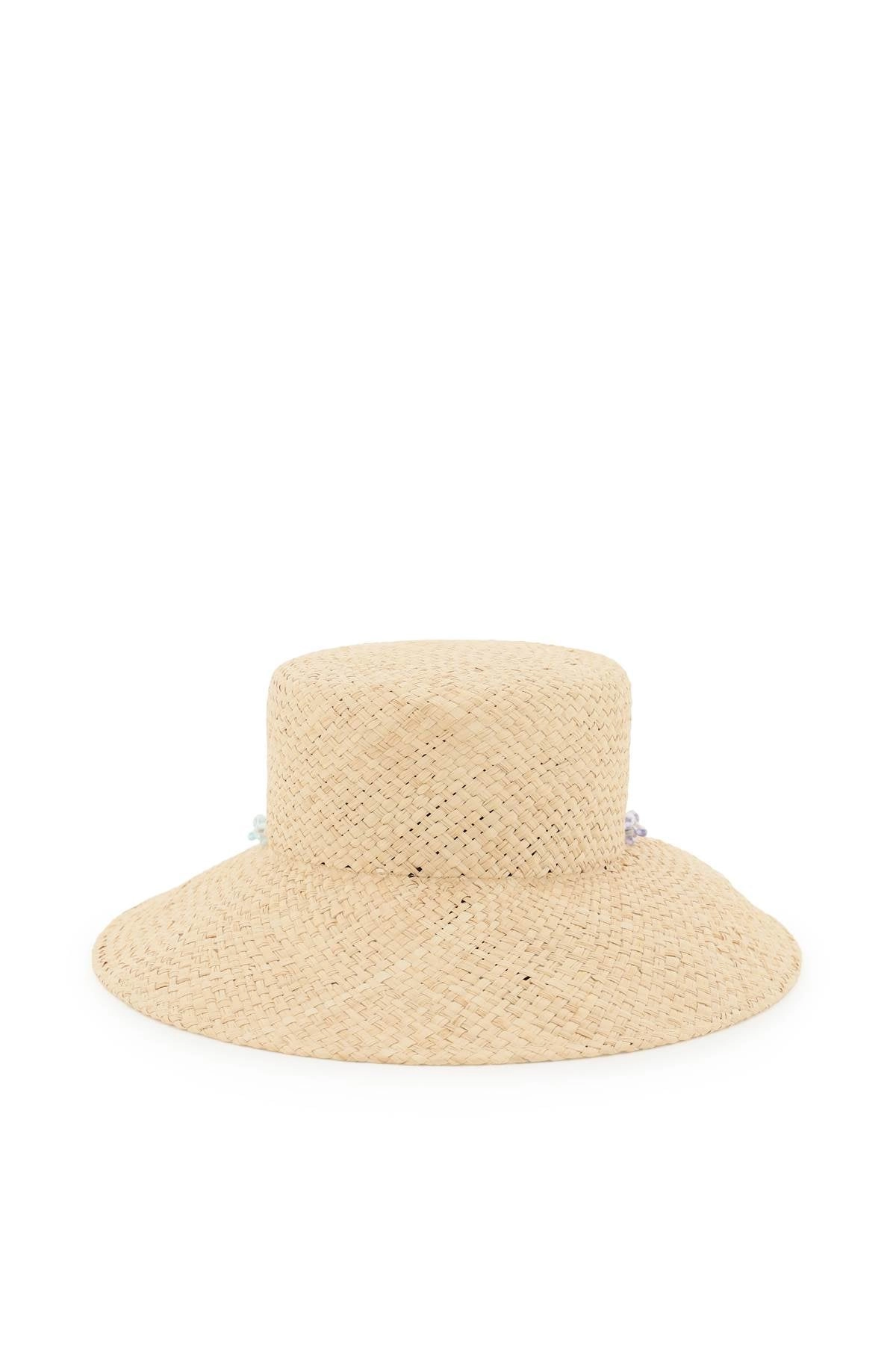 Maison Michel ew Kendall Logo Plaque Cloche Hat