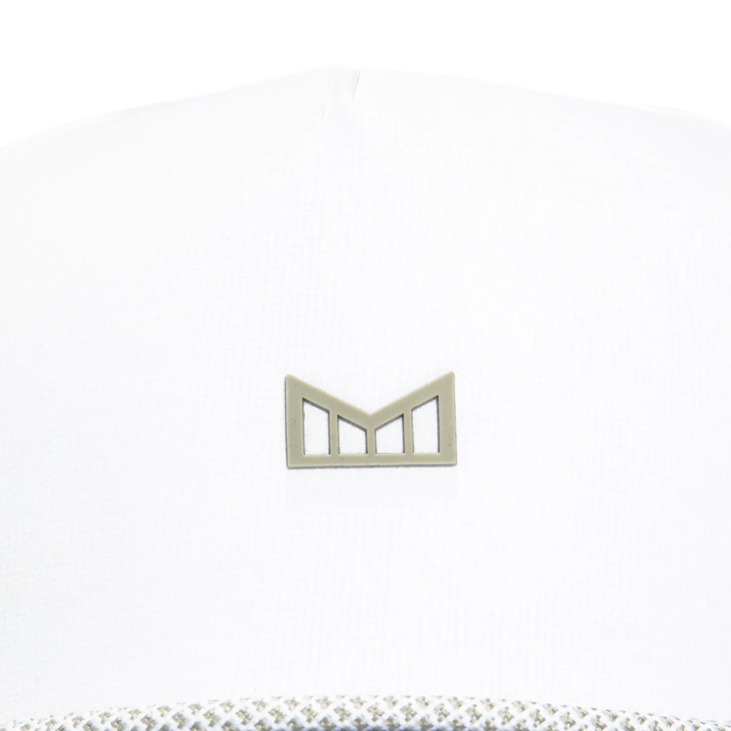 Melin Odyssey Hydro Rope Bulls Icon Snapback Hat - White. Grey