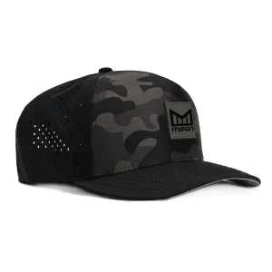Melin Odyssey Stacked Hydro Snapback Hat - Black. Camo