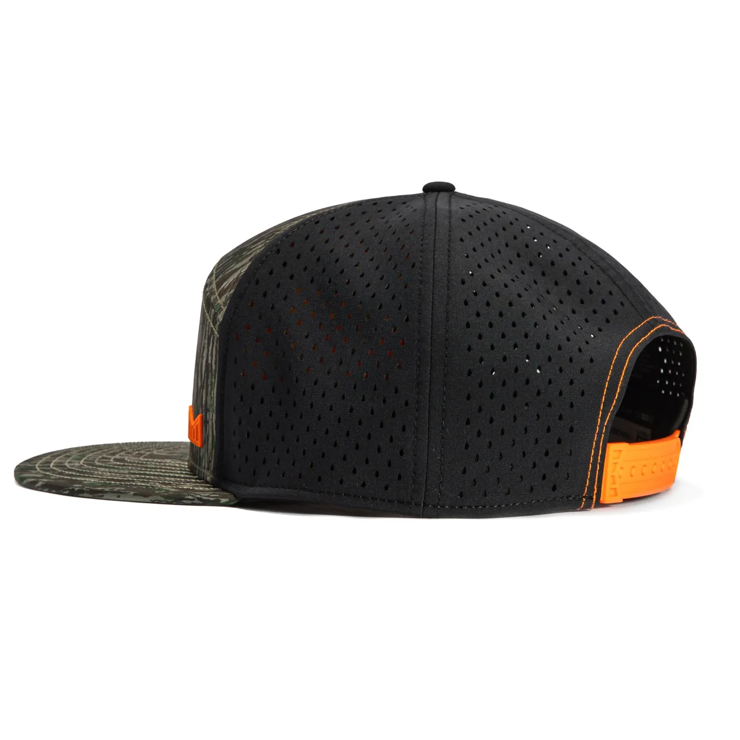 Melin Trenches Icon Hydro Snapback Hat - Realtree. Black