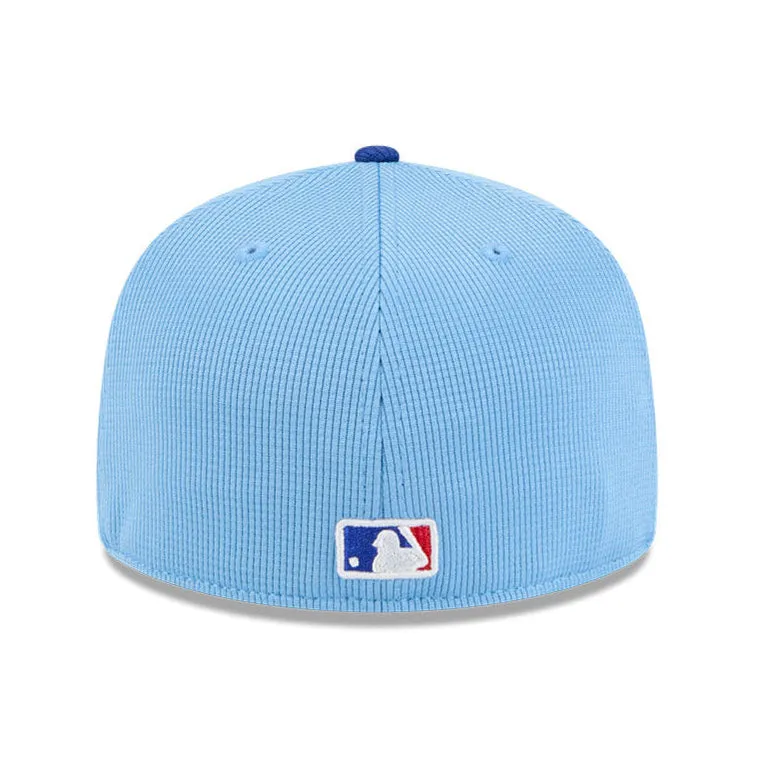 New Era 59Fifty Chicago Cubs 2025 Spring Training Patch Hat - Light Blue. Royal