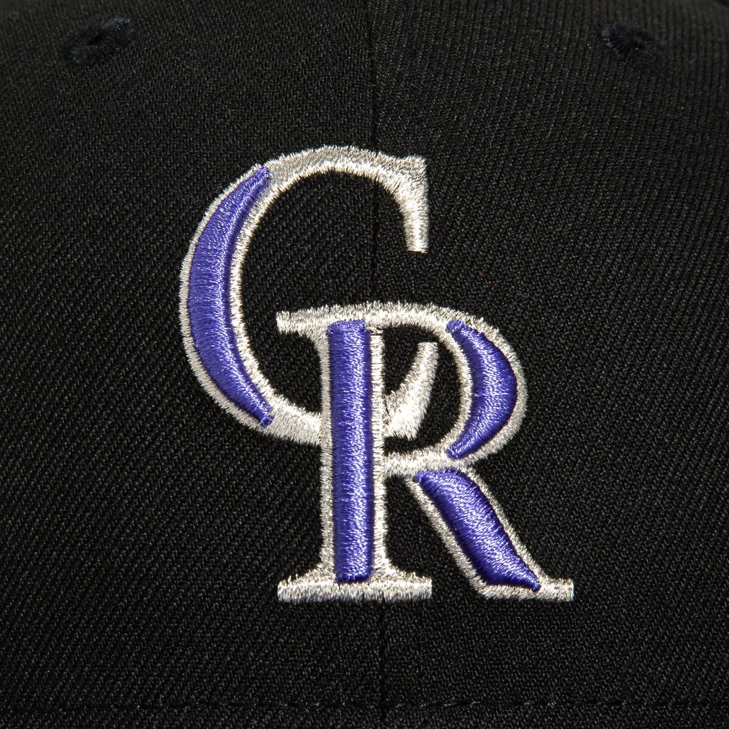 New Era 59Fifty Colorado Rockies 17 Todd Helton HOF Patch Hat - Black. Purple