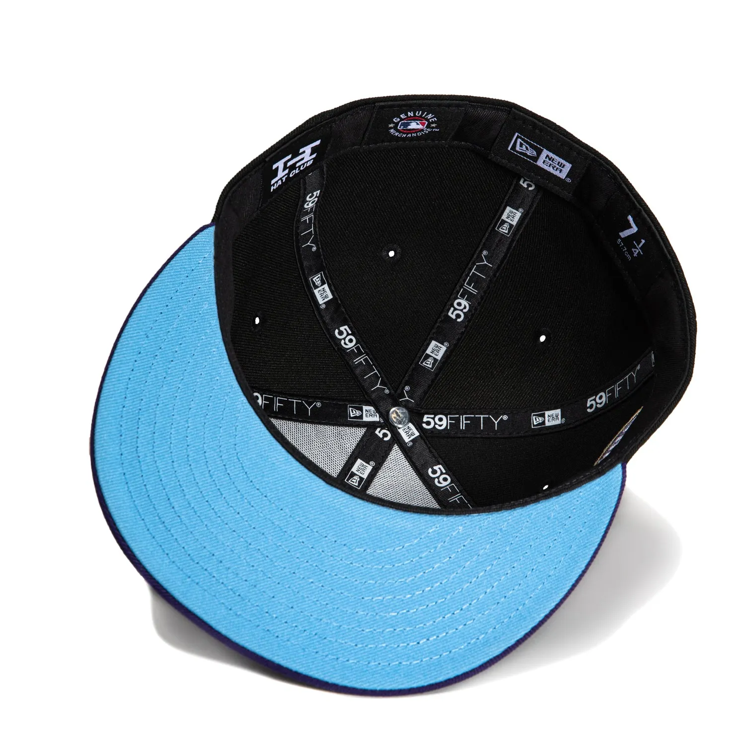 New Era 59Fifty Colorado Rockies 17 Todd Helton HOF Patch Hat - Black. Purple