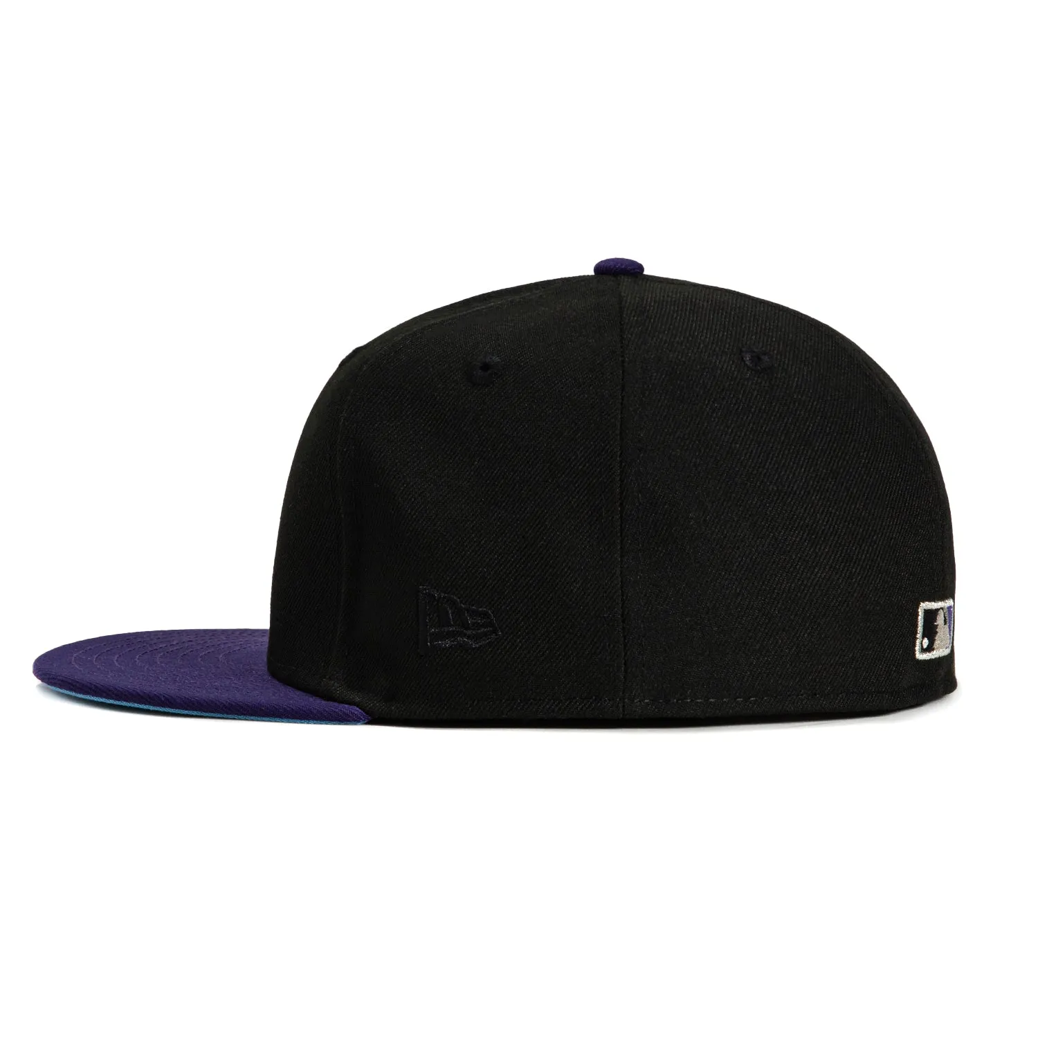New Era 59Fifty Colorado Rockies 17 Todd Helton HOF Patch Hat - Black. Purple