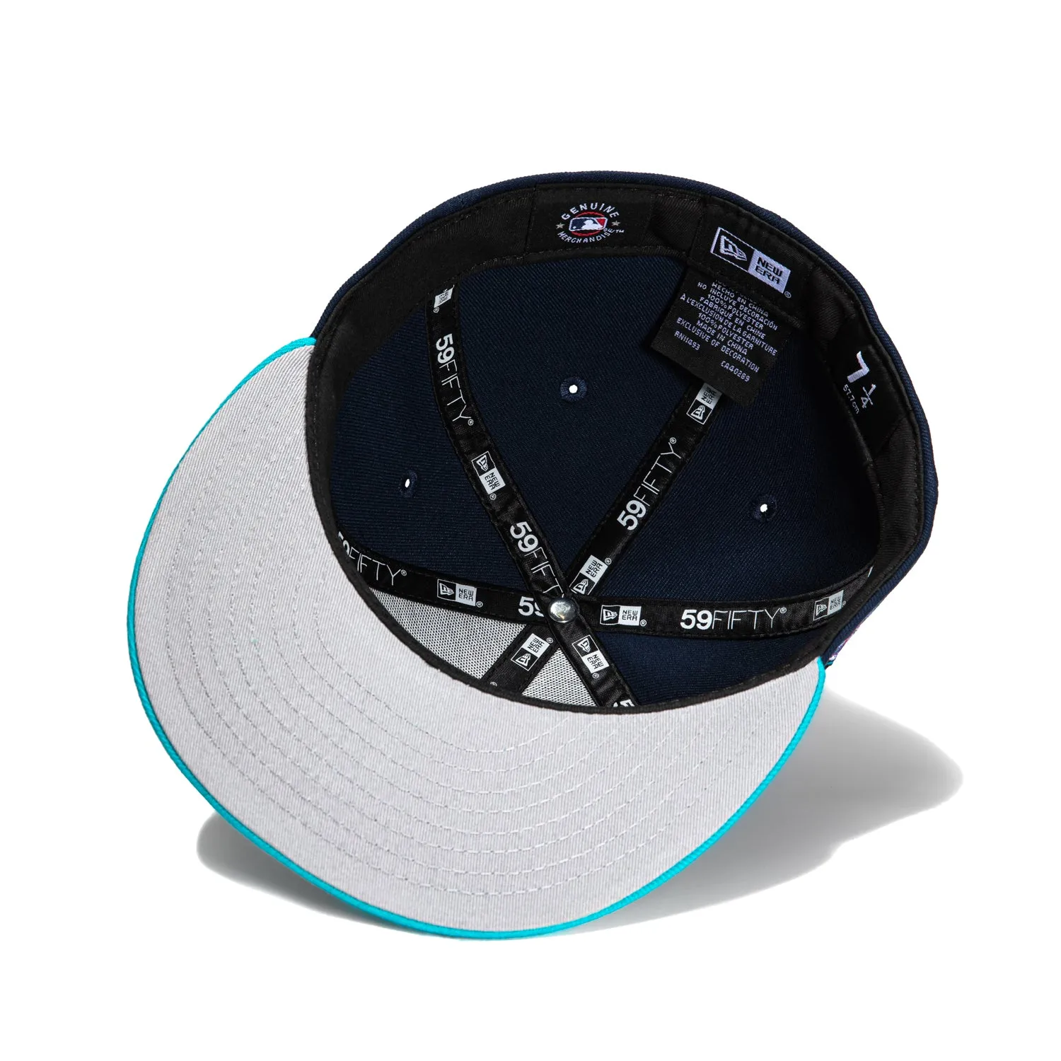 New Era 59Fifty Colorado Rockies City Connect Patch Hat - Navy. Light Blue. Infrared