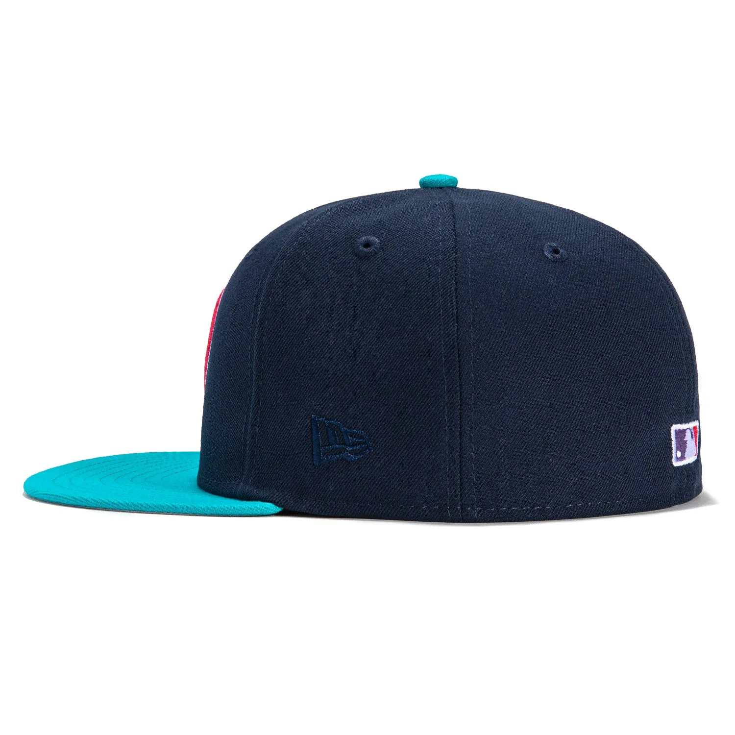 New Era 59Fifty Colorado Rockies City Connect Patch Hat - Navy. Light Blue. Infrared