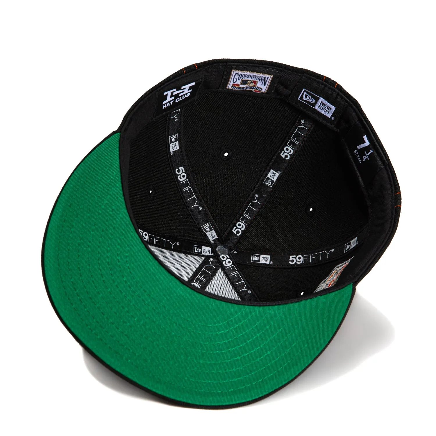 New Era 59Fifty Contrast Stitch Arizona Diamondbacks Inaugural Patch Upside Down Hat - Black. Light Orange