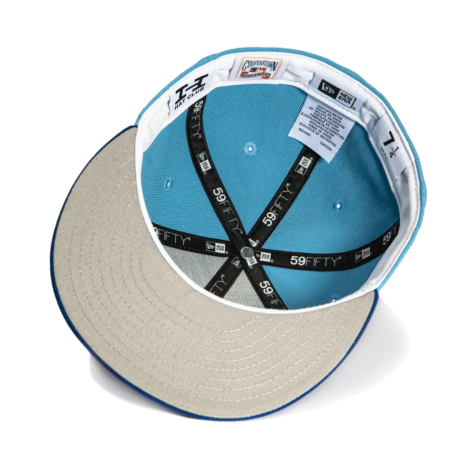 New Era 59Fifty Kansas City Royals 1989 All Star Game Patch Script Hat - Light Blue. Royal