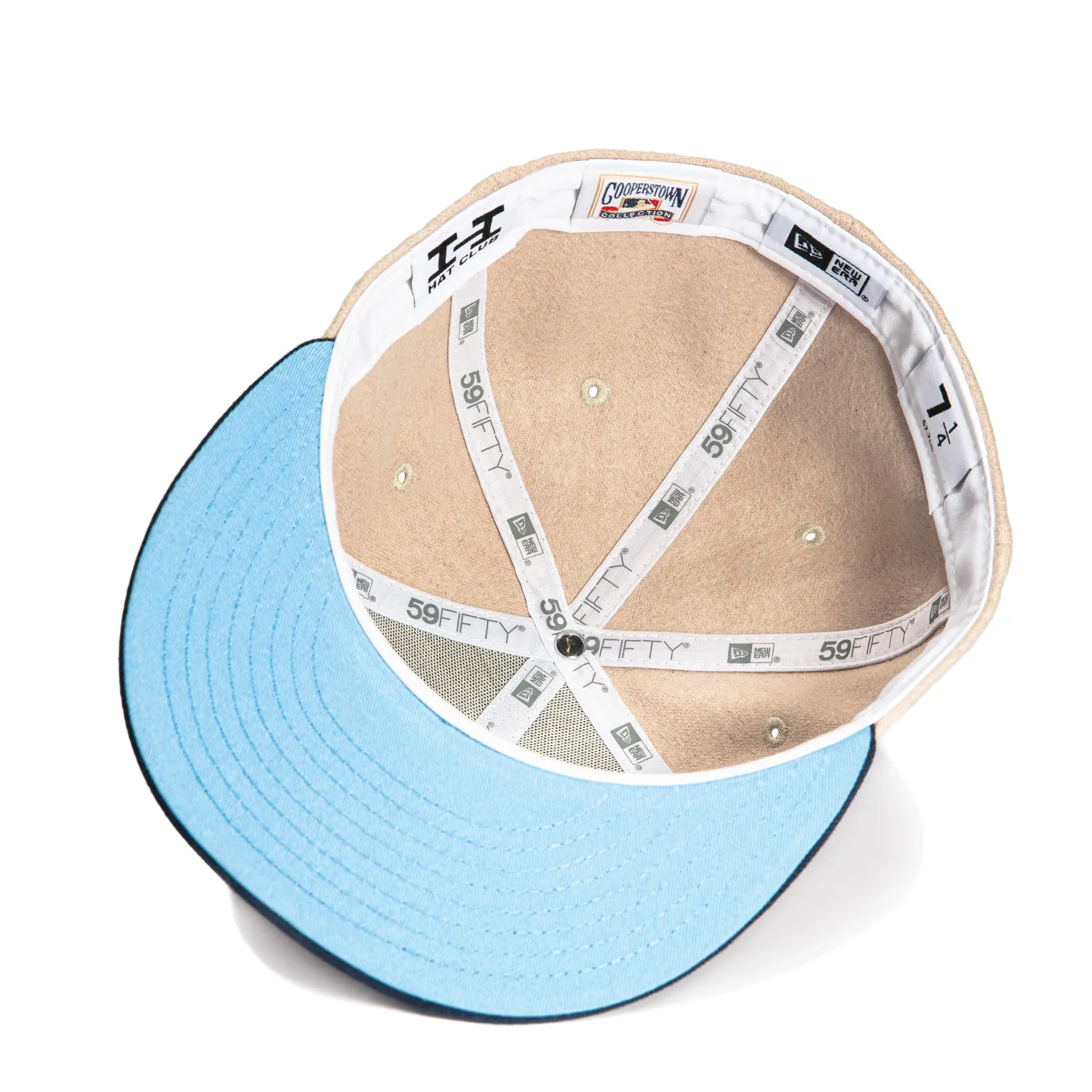 New Era 59Fifty Melton Los Angeles Dodgers 2020 World Series Champions Patch Hat - Stone. Royal