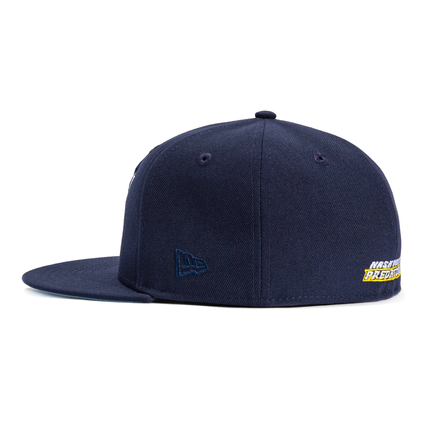 New Era 59Fifty Nashville Predators 10th Anniversary Patch Hat - Light Navy