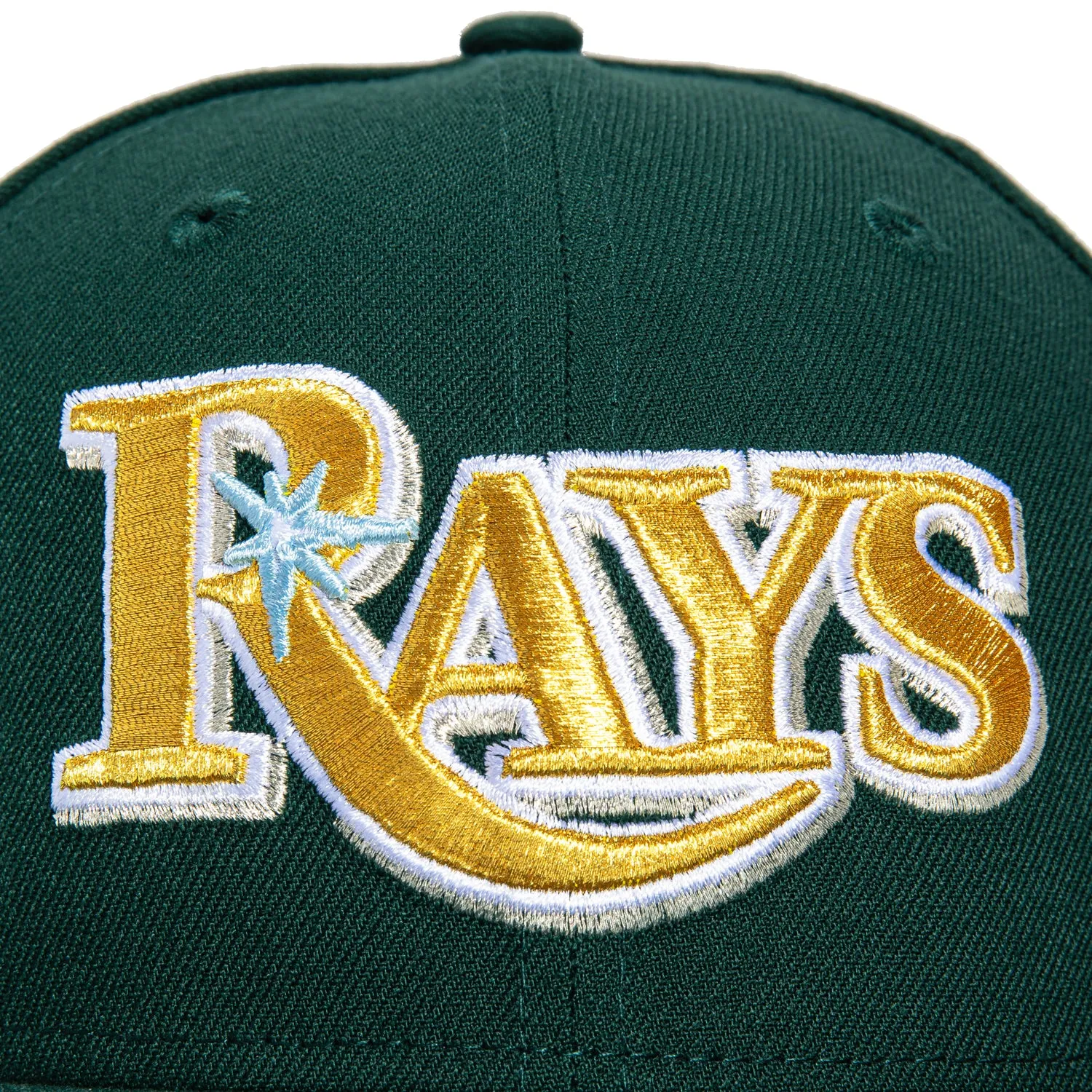 New Era 59Fifty Tampa Bay Rays Tropicana Field Patch Logo Hat - Green