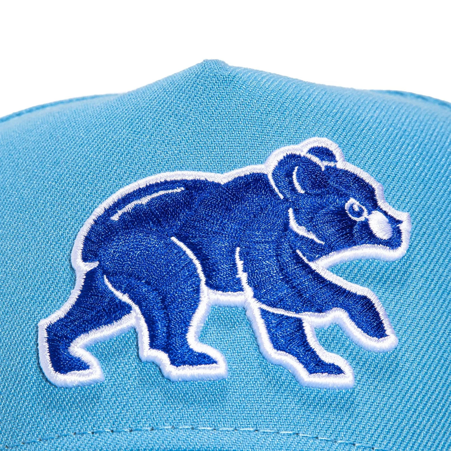 New Era 9Forty A-Frame Chicago Cubs Snapback Hat - Light Blue. Royal