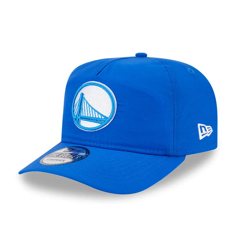 New Era Golfer Everyday Nylon Golden State Warriors Strapback Hat - Light Royal