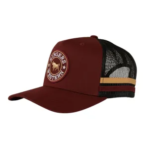 Ringers Western McCoy Trucker Cap - Burgundy