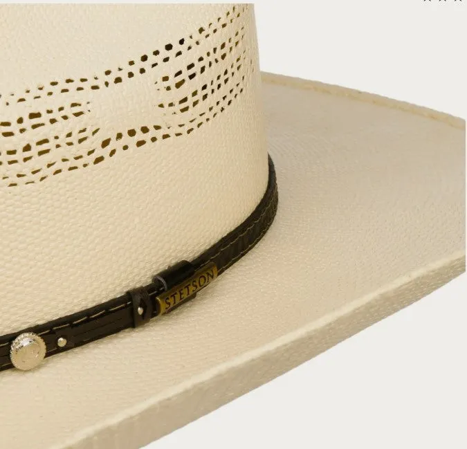 Stetson 3198903 Ranson Western Vented Toyo Straw Hat